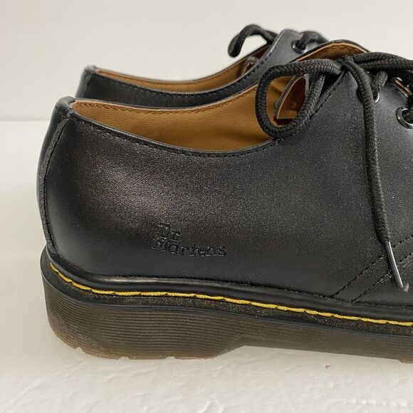 Men's Shoes Dr. Martens 1461 3 Eye Leather Oxfords 11838002 BLACK SMOOTH - Picture 4 of 9